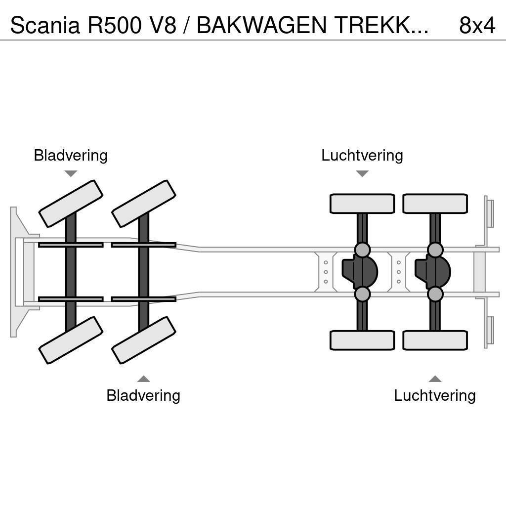 Scania R500 V8 / BAKWAGEN TREKKER COMBI / PALFINGER PK 53 Univerzální terénní jeřáby