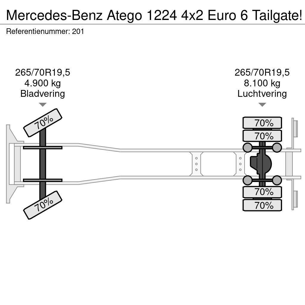 Mercedes-Benz Atego 1224 4x2 Euro 6 Tailgate! Skříňová nástavba