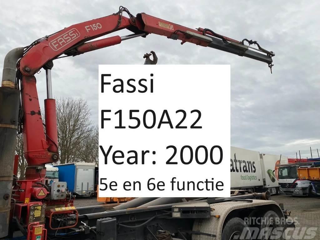 Fassi F150A22 5e + 6e functie F150A22 Nakládací jeřáby