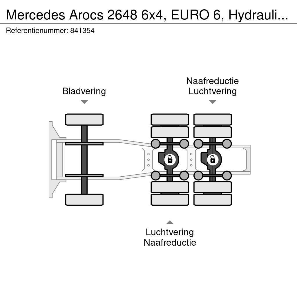 Mercedes-Benz Arocs 2648 6x4, EURO 6, Hydraulic, Retarder Tahače