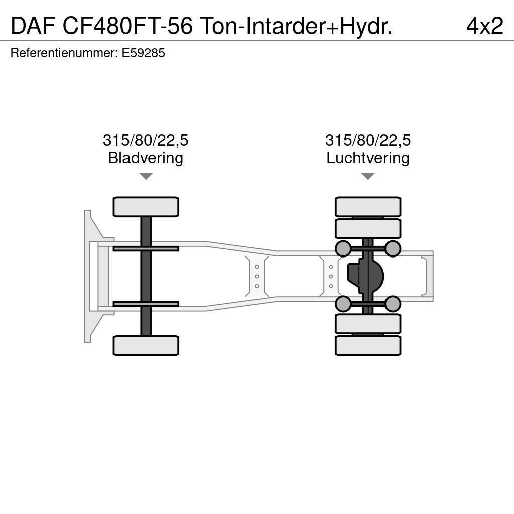 DAF CF480FT-56 Ton-Intarder+Hydr. Tahače