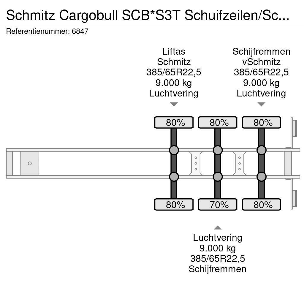 Schmitz Cargobull SCB*S3T Schuifzeilen/Schuifdak Liftas Schijfremmen Plachtové návěsy