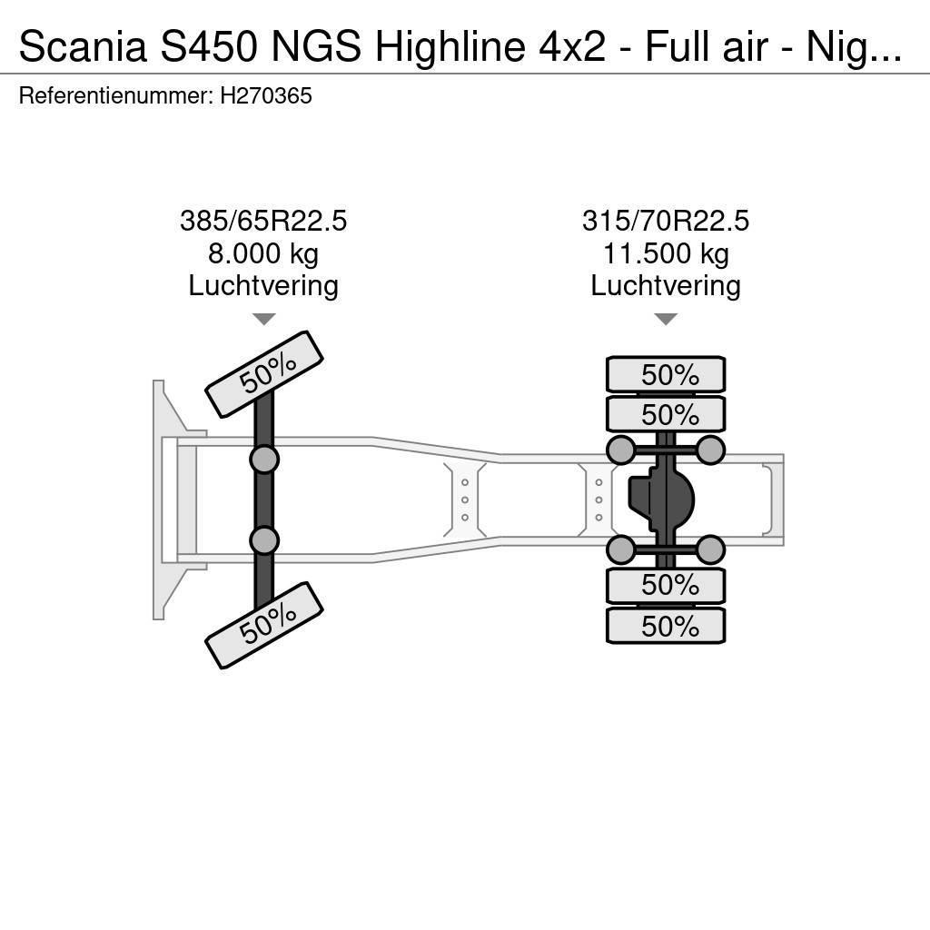 Scania S450 NGS Highline 4x2 - Full air - Night clima - R Tahače