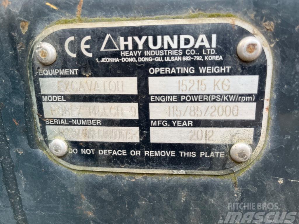 Hyundai Robex 145 LCR-9 Pásová rýpadla