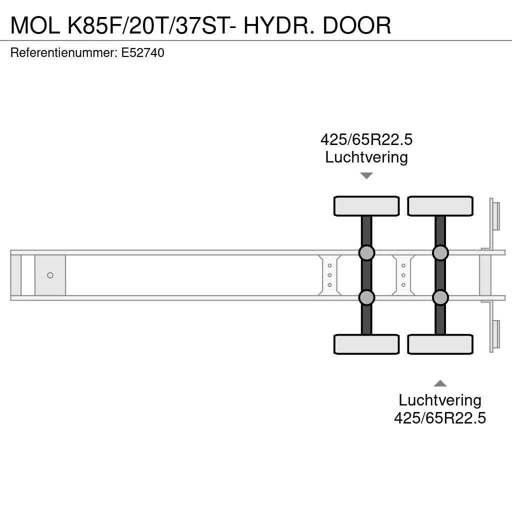 MOL K85F/20T/37ST- HYDR. DOOR Sklápěcí návěsy