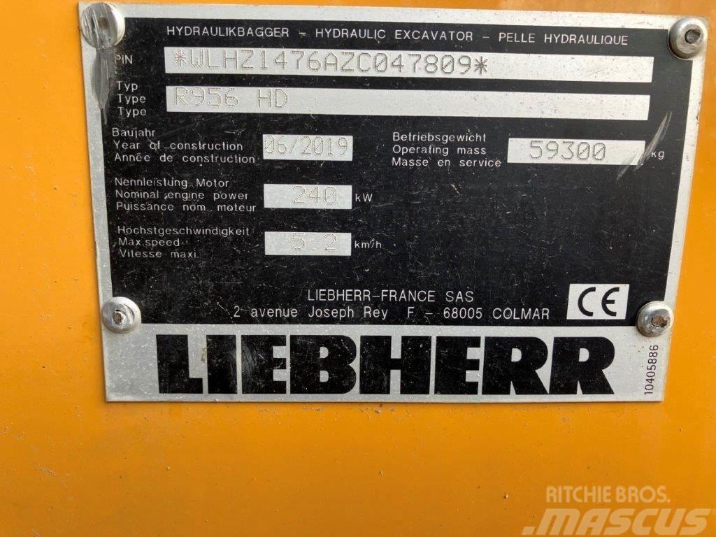 Liebherr R 956 Litronic Pásová rýpadla