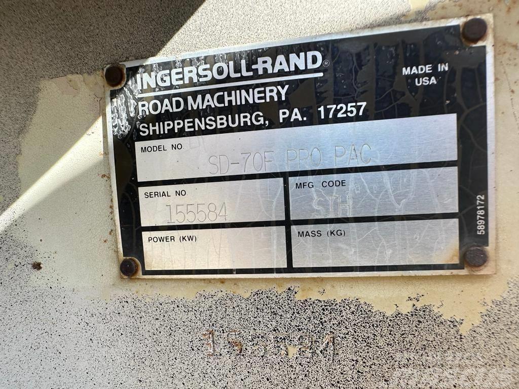 Ingersoll Rand SD70D Tahačové válce