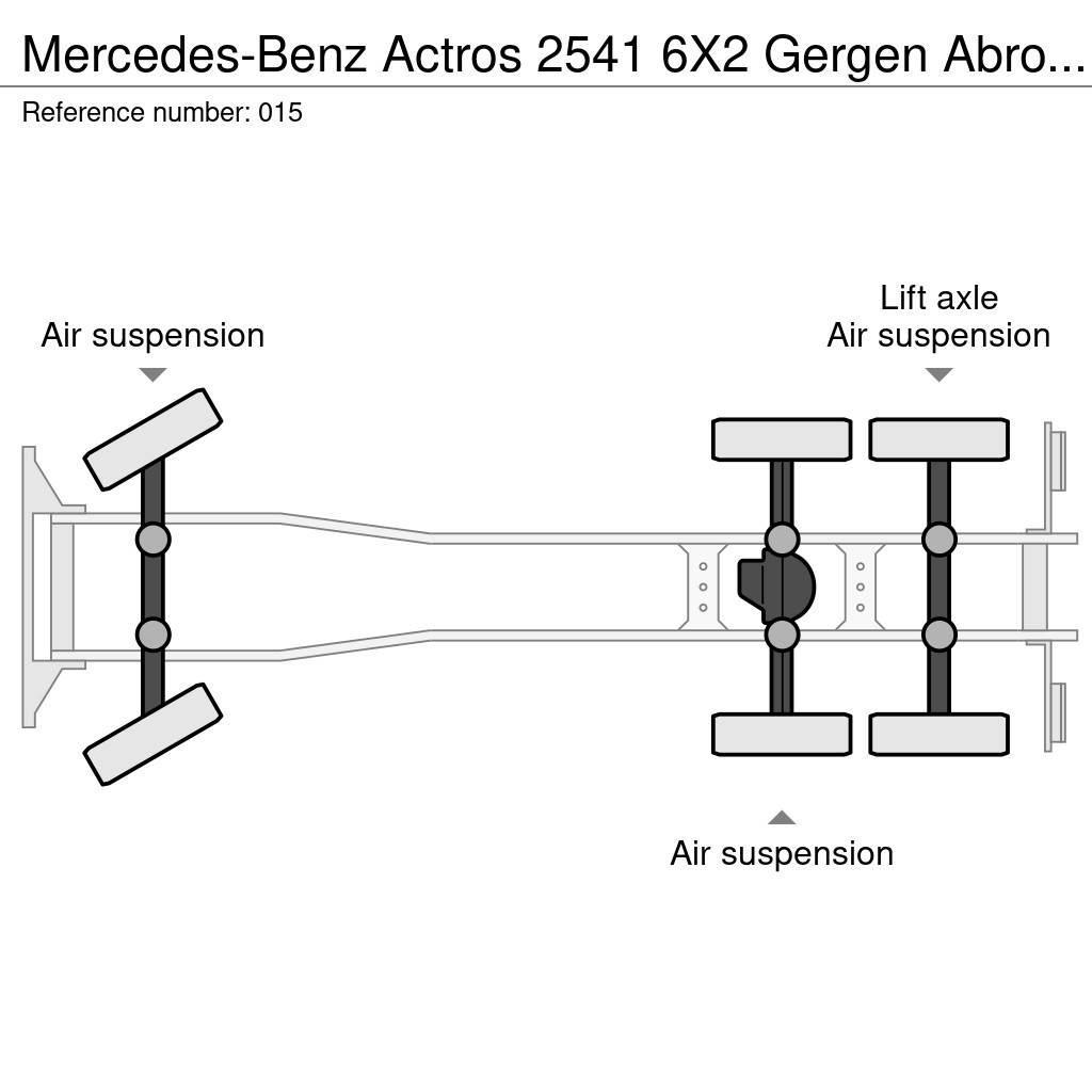 Mercedes-Benz Actros 2541 6X2 Gergen Abroll/Lenkachse/E5 EEV Hákový nosič kontejnerů