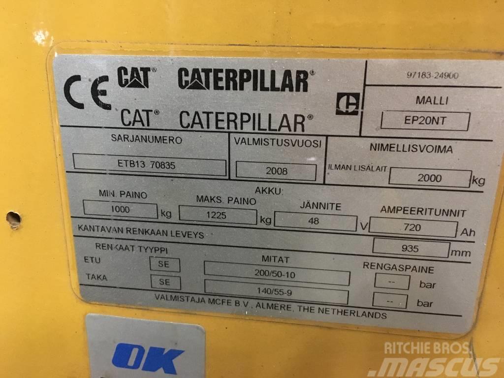 CAT EP 20 NT Akumulátorové vozíky
