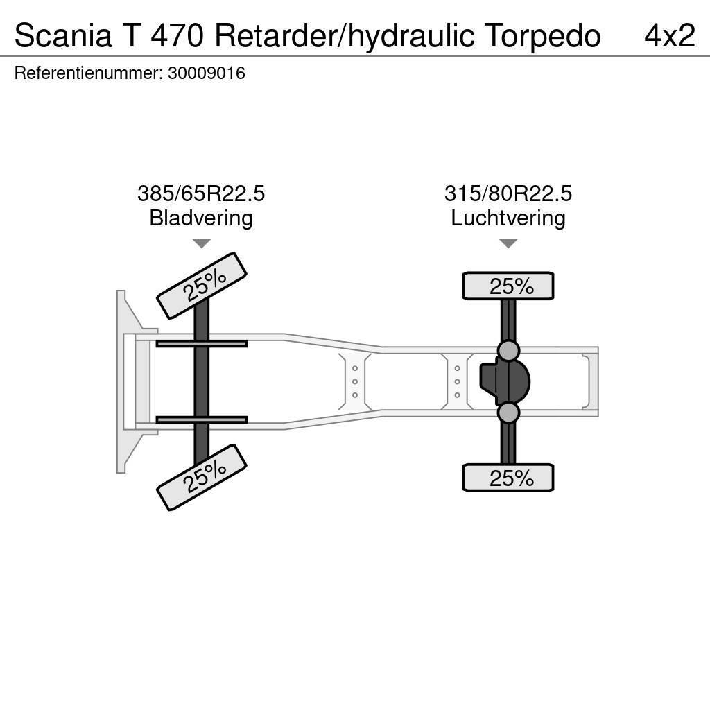 Scania T 470 Retarder/hydraulic Torpedo Tahače