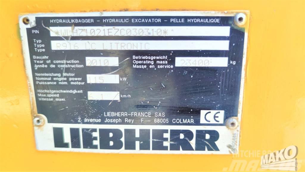Liebherr R 916 LC Pásová rýpadla