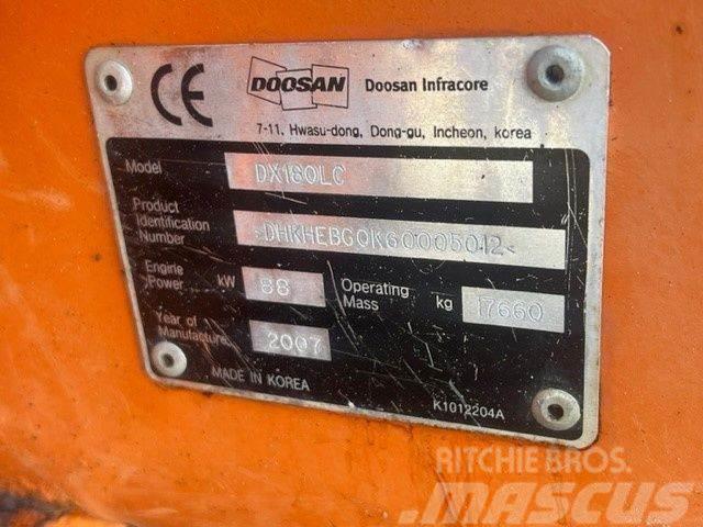 Doosan DX 180 LC Pásová rýpadla