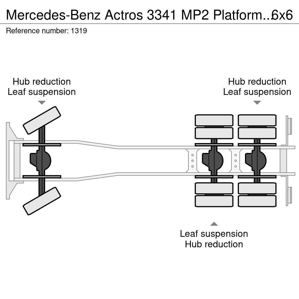 Mercedes-Benz Actros 3341 MP2 Platform Twistlocks for 20ft Conta Valníky/Sklápěcí bočnice