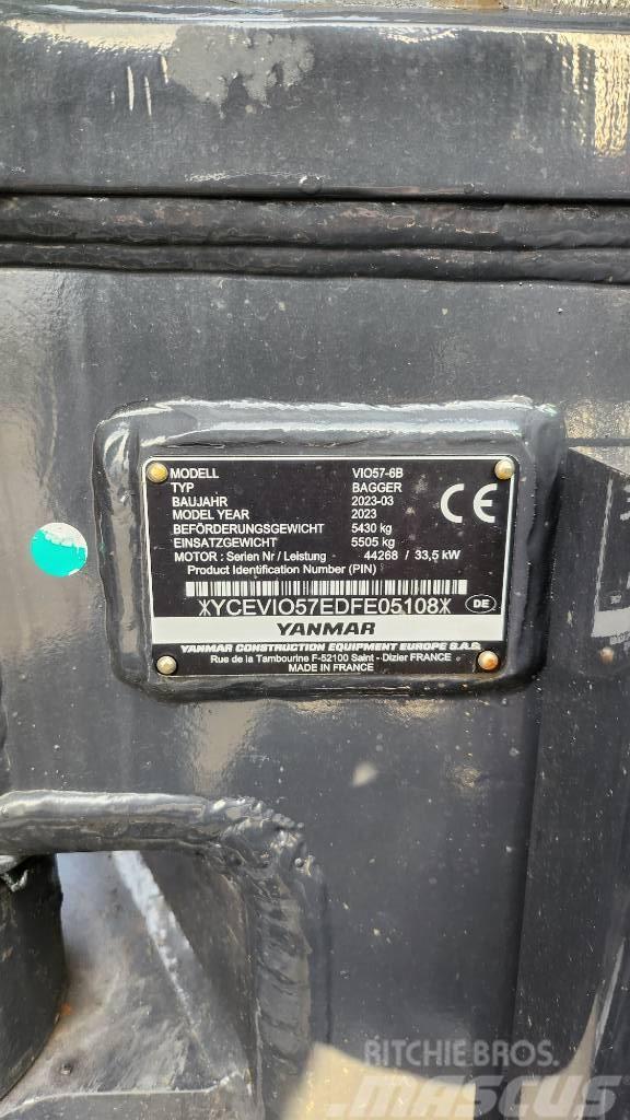 Yanmar Vio57-6B Advance Nullheck Powertilt HS03 Mini rýpadla < 7t