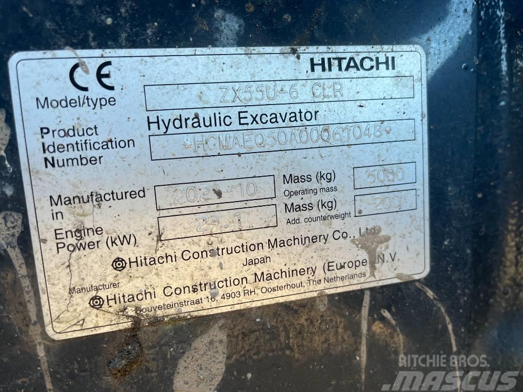 Hitachi ZX 55 Mini rýpadla < 7t
