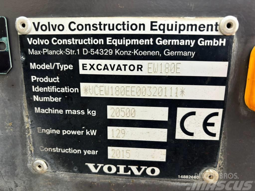 Volvo EW180E Wheeled excavators