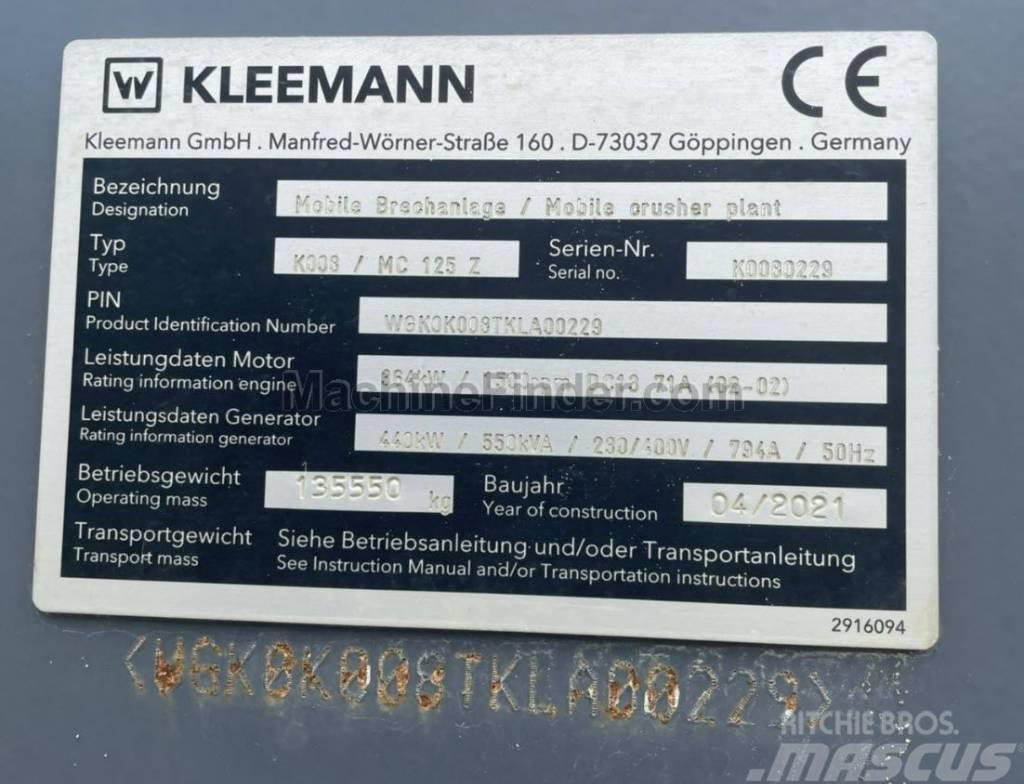 Kleemann MC125Z Mobilní drtiče
