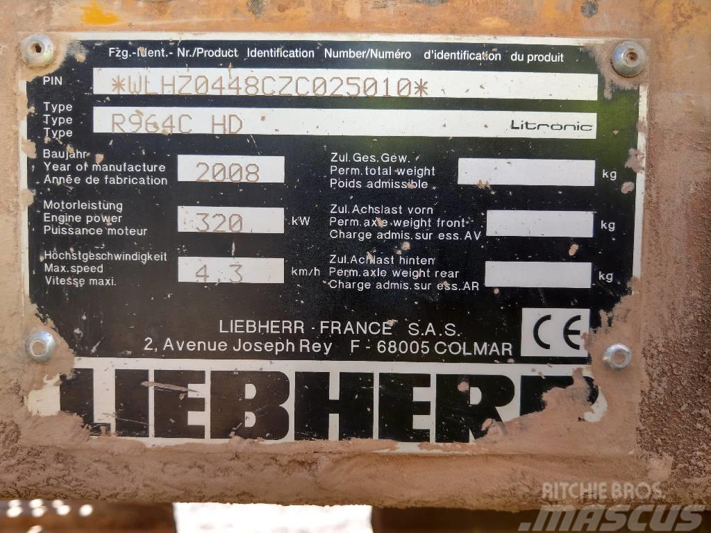 Liebherr R 964 C HD Pásová rýpadla