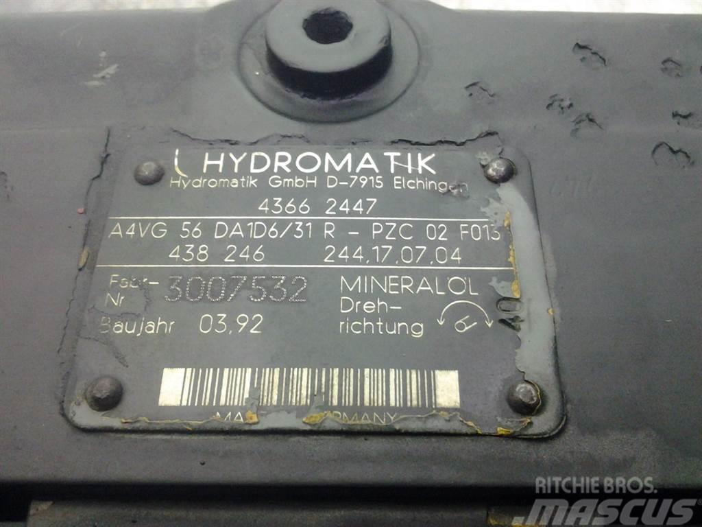 Hydromatik A4VG56DA1D6/31R - Zettelmeyer ZL502 - Drive pump Hydraulika