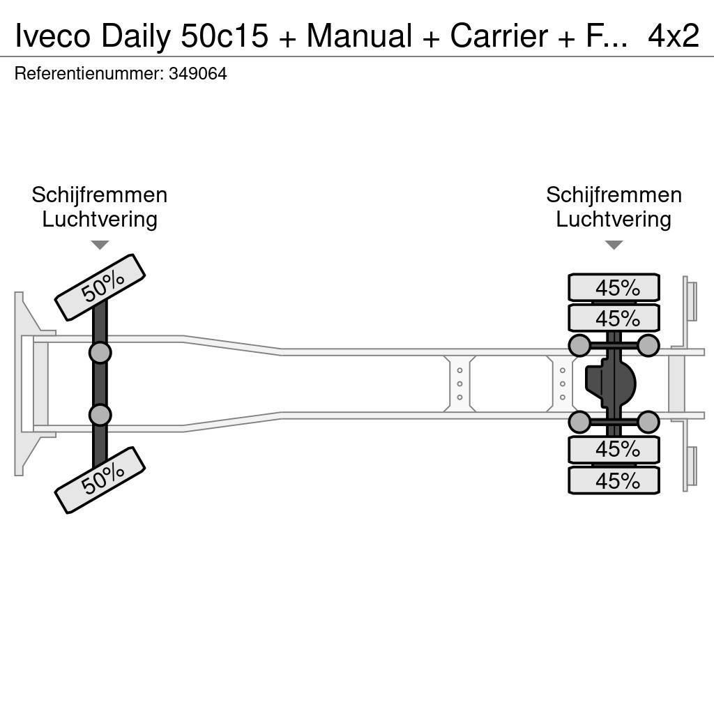 Iveco Daily 50c15 + Manual + Carrier + Flower transport Chladírenské nákladní vozy