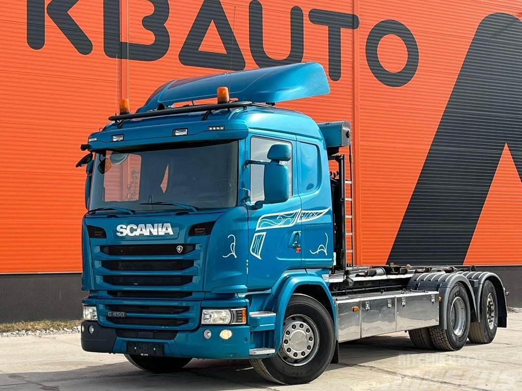 Scania G 450 6x2*4 HIAB XR 20 ton / L=5300 mm Hákový nosič kontejnerů