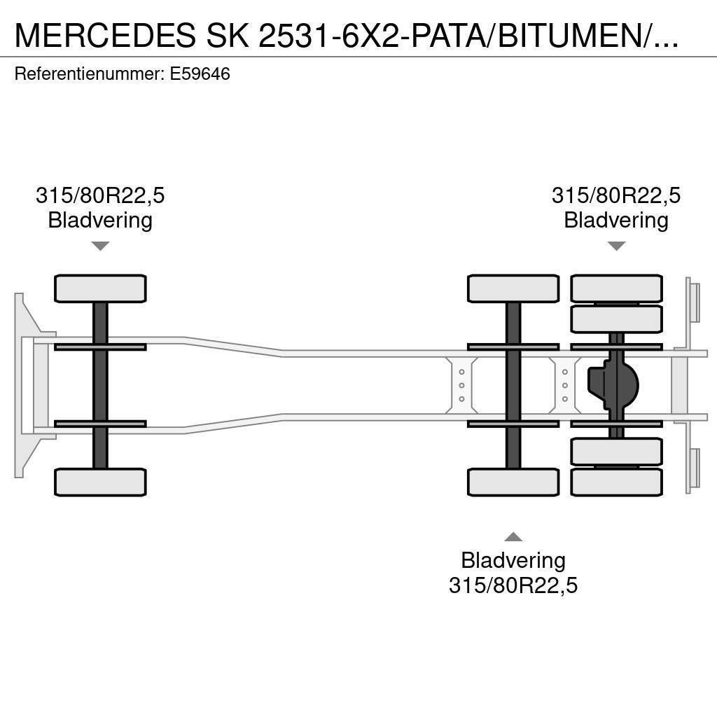 Mercedes-Benz SK 2531-6X2-PATA/BITUMEN/ASFALT/GOUDRON Sklápěče