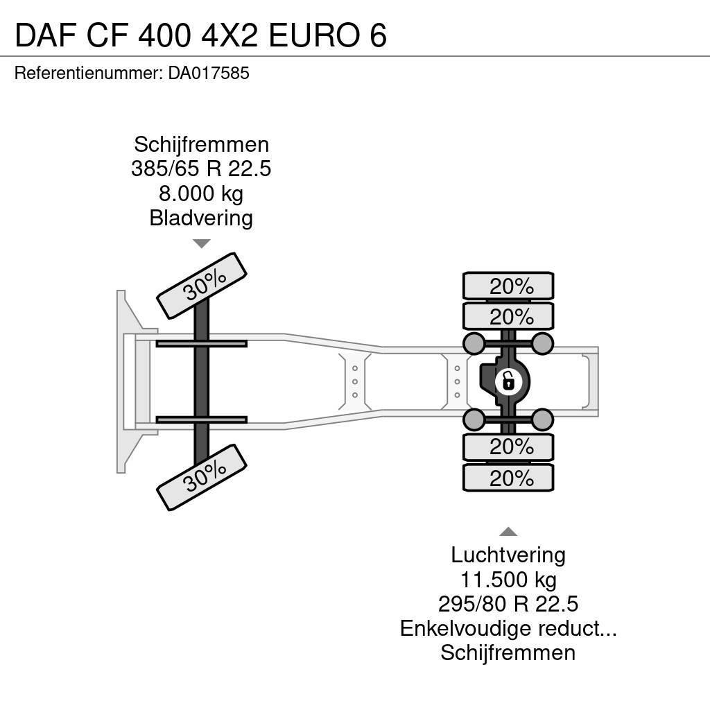 DAF CF 400 4X2 EURO 6 Tahače