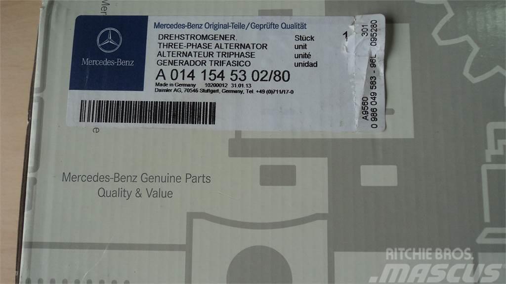 Mercedes-Benz ALTERNADOR MB A0141545302/80 Náhradní díly nezařazené