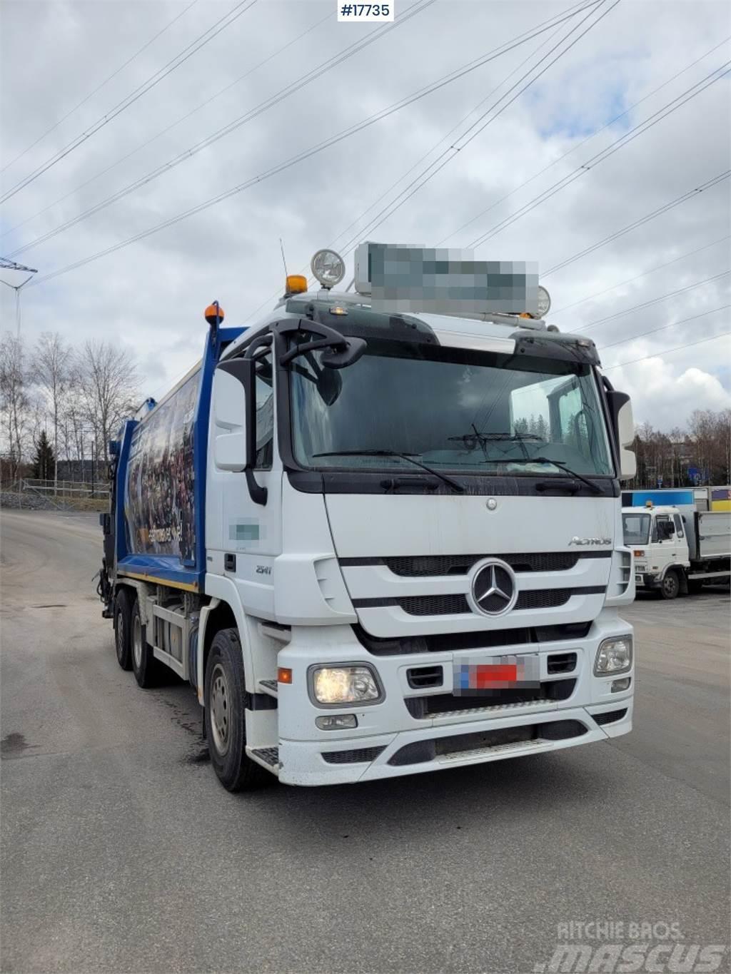 Mercedes-Benz Actros 2541 1-chamber Compactor truck w/ Joab supe Popelářské vozy