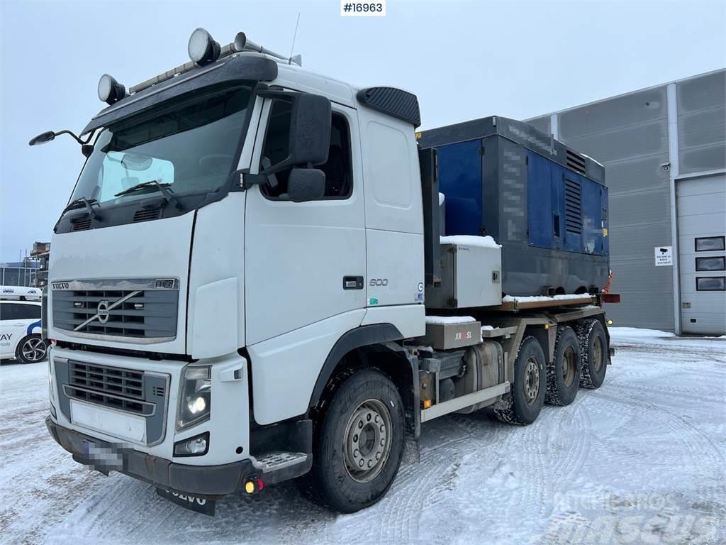 Volvo FH16 tridem hook truck w/ 24T Hiab Multilift hook  Hákový nosič kontejnerů