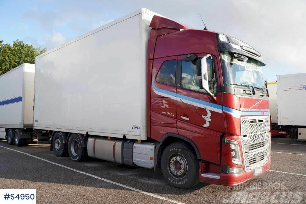 Volvo FH16 750 Box truck, SEE VIDEO Skříňová nástavba