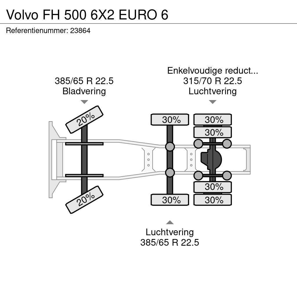 Volvo FH 500 6X2 EURO 6 Tahače