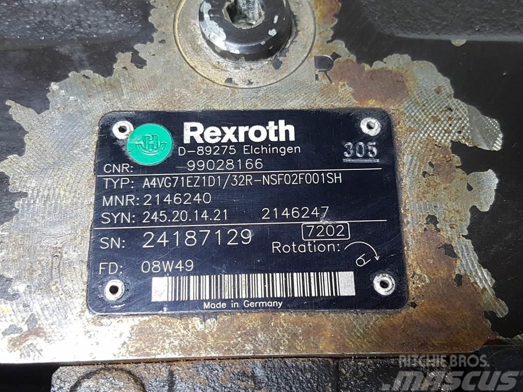 Rexroth A4VG71EZ1D1/32R-99028166/R902146240-Drive pump Hydraulika