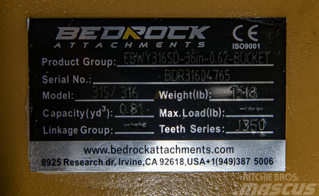 CAT 36" Severe Rock Bucket CAT 315D/F,316E/F,318D2/F Ostatní komponenty