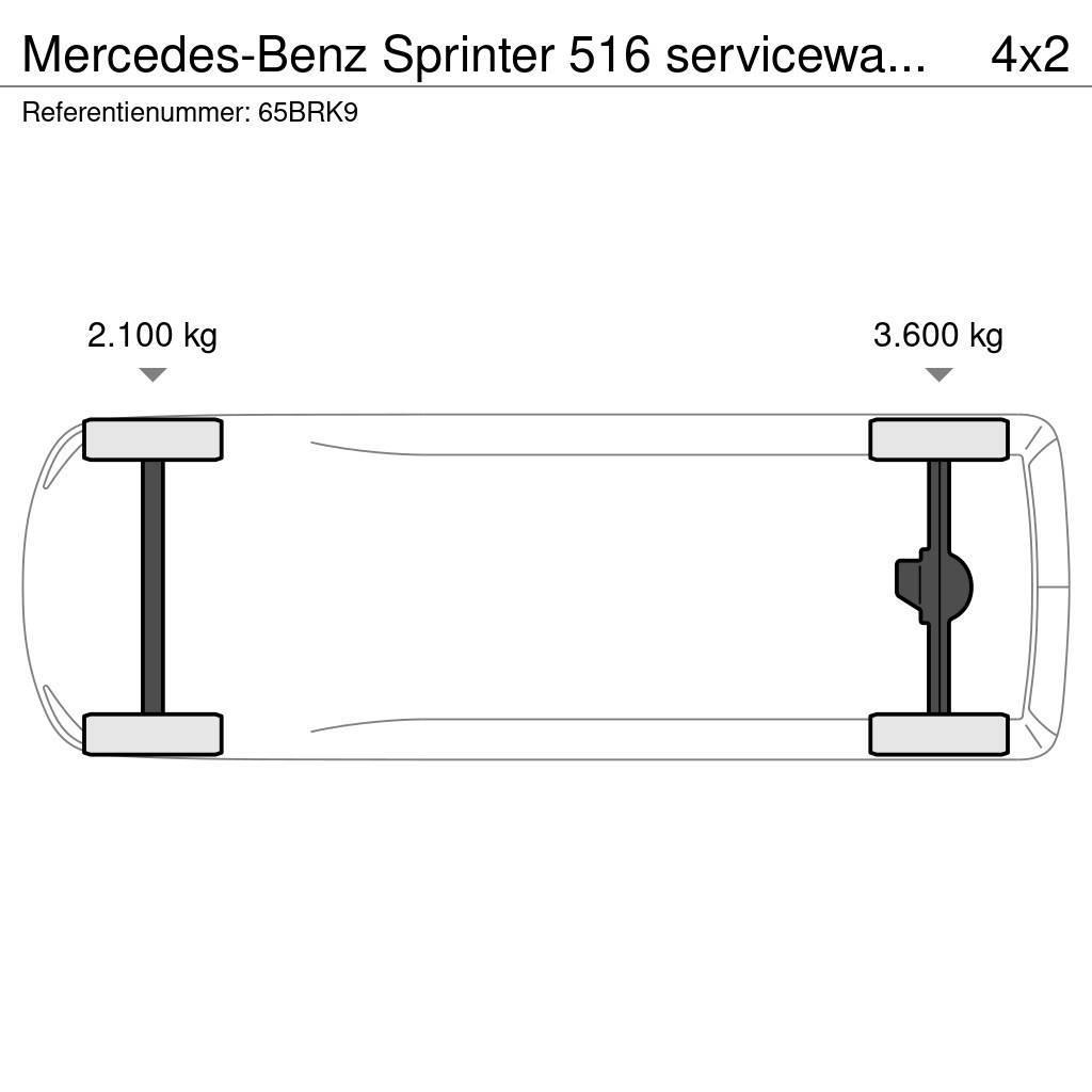 Mercedes-Benz Sprinter 516 servicewagen krachtstroom kraan Další