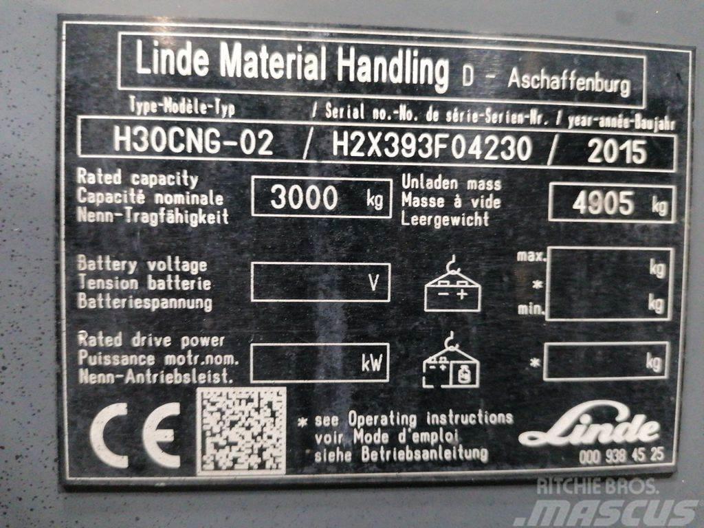 Linde H30CNG-02 LPG vozíky