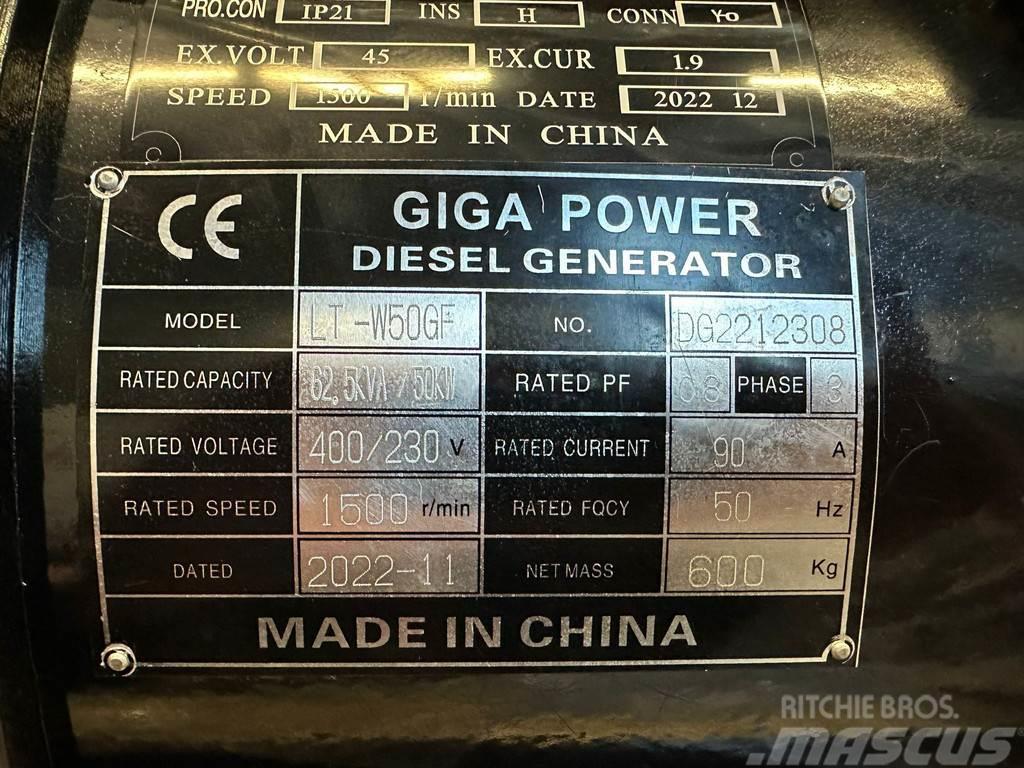  Giga power LT-W50GF 62.5KVA open set Ostatní generátory