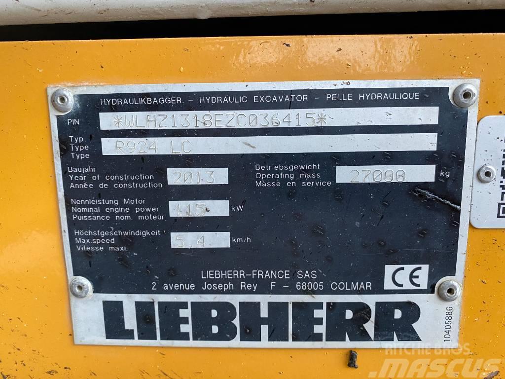 Liebherr 924 Pásová rýpadla