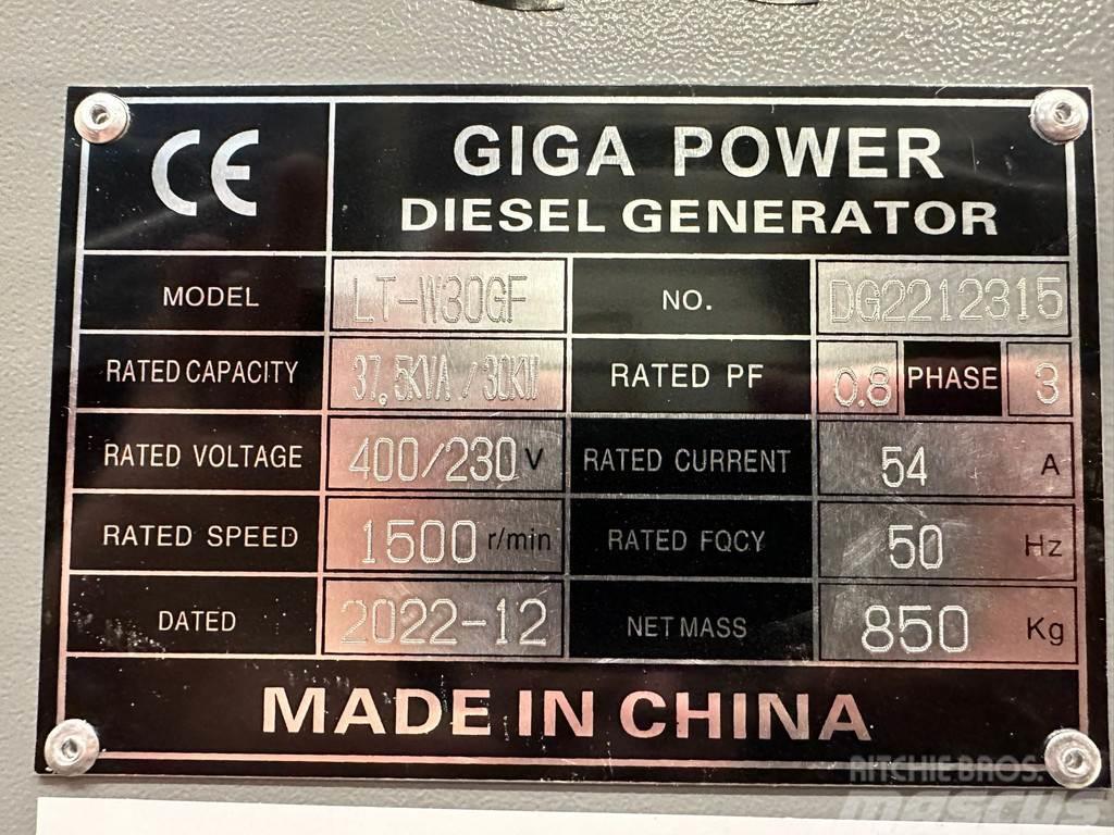  Giga power 37.5 KVA Silent generator set - LT-W30G Ostatní generátory