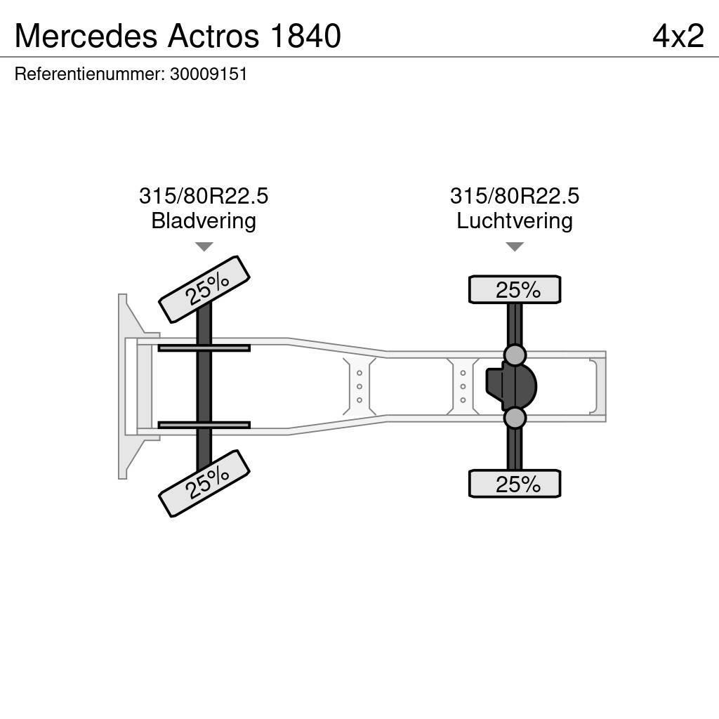 Mercedes-Benz Actros 1840 Tahače