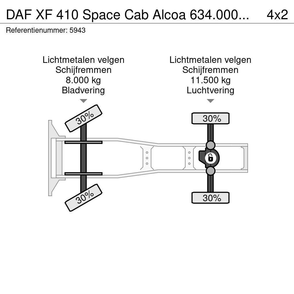 DAF XF 410 Space Cab Alcoa 634.000KM NEW ad-blue pump Tahače