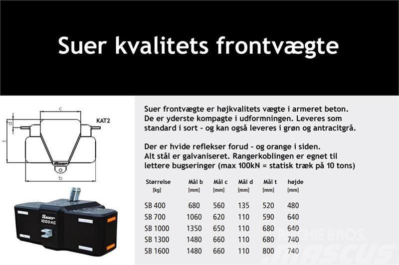  Suer  700kg kompakt frontvægt - www.suer.dk Další příslušenství k traktorům