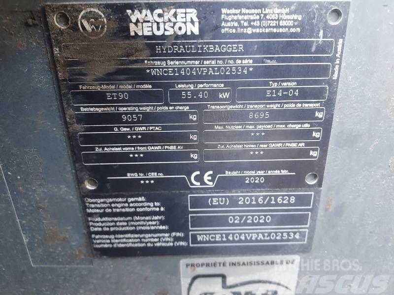 Wacker Neuson ET90 Pásová rýpadla