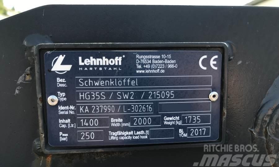Lehnhoff 200 CM / SW25 - Schwenklöffel Hloubkové lopaty