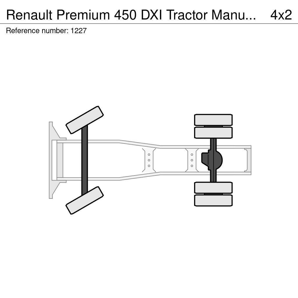 Renault Premium 450 DXI Tractor Manuel Gearbox Hydraulic P Tahače