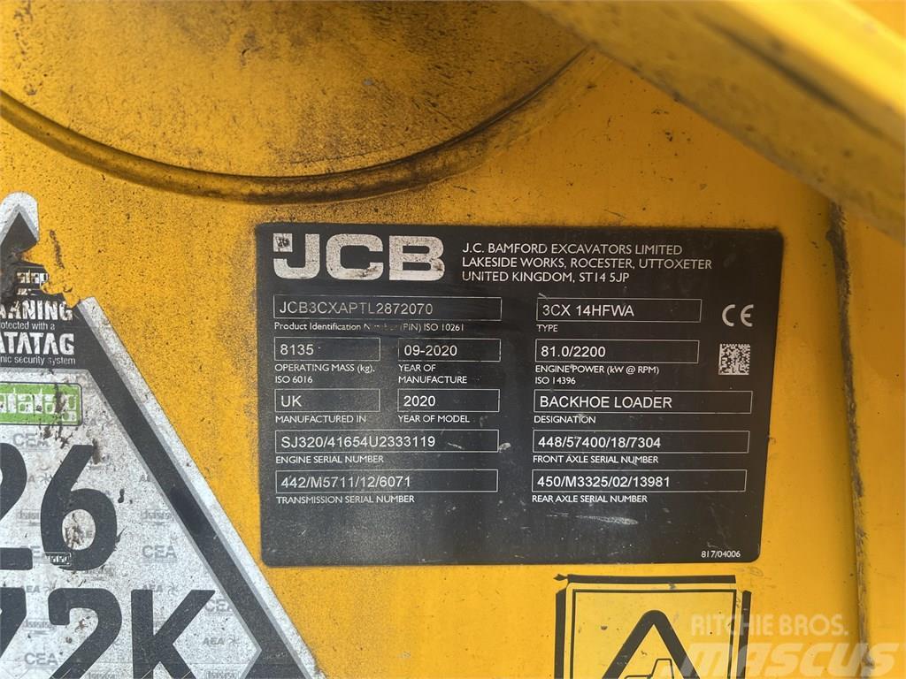 JCB 3 CX Rýpadlo-nakladače