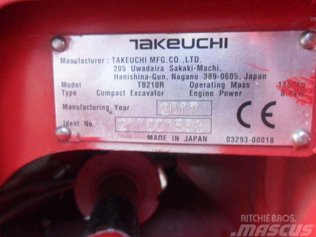 Takeuchi TB210R Mini rýpadla < 7t