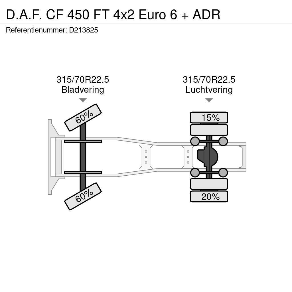 DAF CF 450 FT 4x2 Euro 6 + ADR Tahače