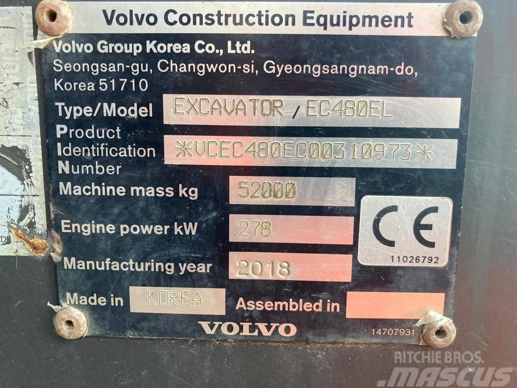 Volvo EC 480 E L Pásová rýpadla