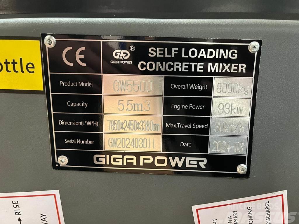  Giga power 5500 Domíchávače betonu